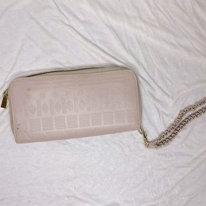 Nude Aztec patterned wallet